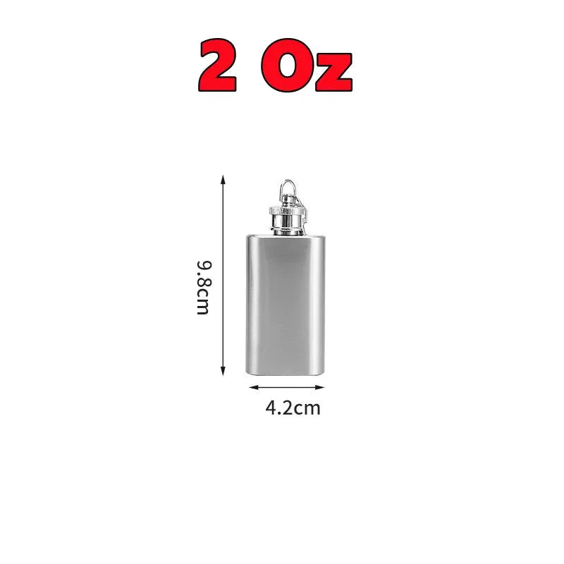 New 10-1oz Stainless Steel Hip Flask Wine Whisky Pot Bottle For Men Portable Drinker Alcohol Container Pocket Wine Bottle Gifts by All Mart Bristol Ltd