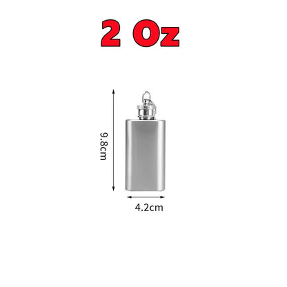 New 10-1oz Stainless Steel Hip Flask Wine Whisky Pot Bottle For Men Portable Drinker Alcohol Container Pocket Wine Bottle Gifts by All Mart Bristol Ltd