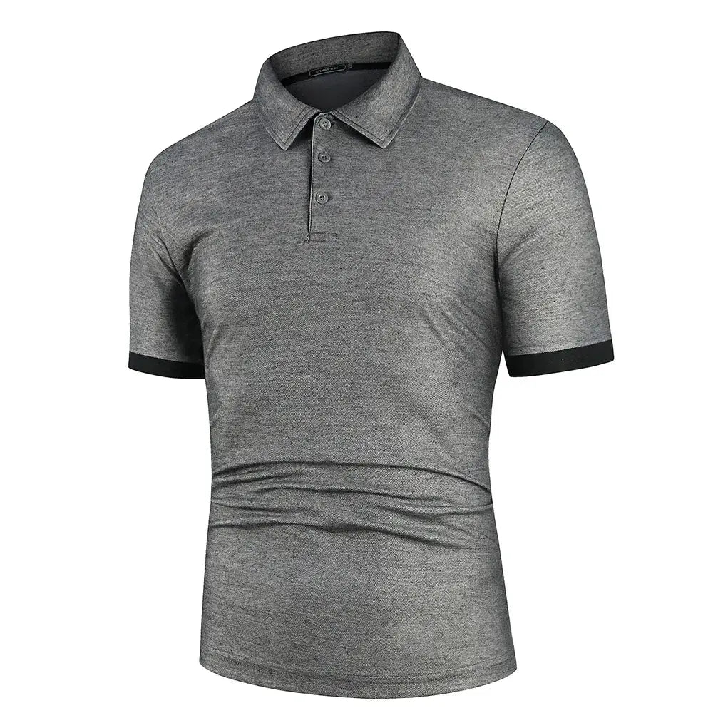 Men Polo Men Shirt Short Sleeve Polo Shirt Contrast Color Polo New Clothing Summer Streetwear Casual Fashion Men tops by All Mart Bristol Ltd