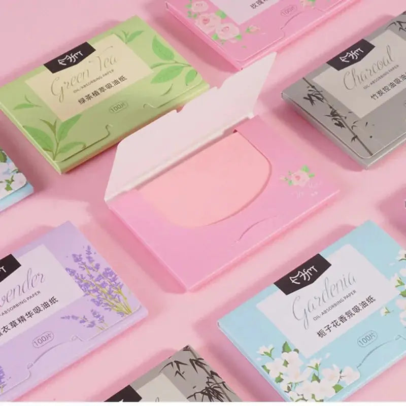5 Box Matte Face Wipes Oil Control Oil-absorbing Face Cleaning Beauty Makeup Tools Accessories Facial Oil Blotting Sheets Paper by All Mart Bristol Ltd