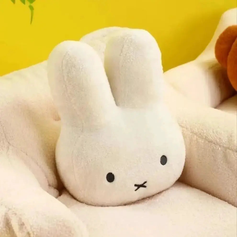 Miffy Black eyes Cute Doll Plush Toy Kawaii Bed Pillow soft comfortable Sofa Cushion Pillow Gift toys for Girl and Boy by All Mart Bristol Ltd