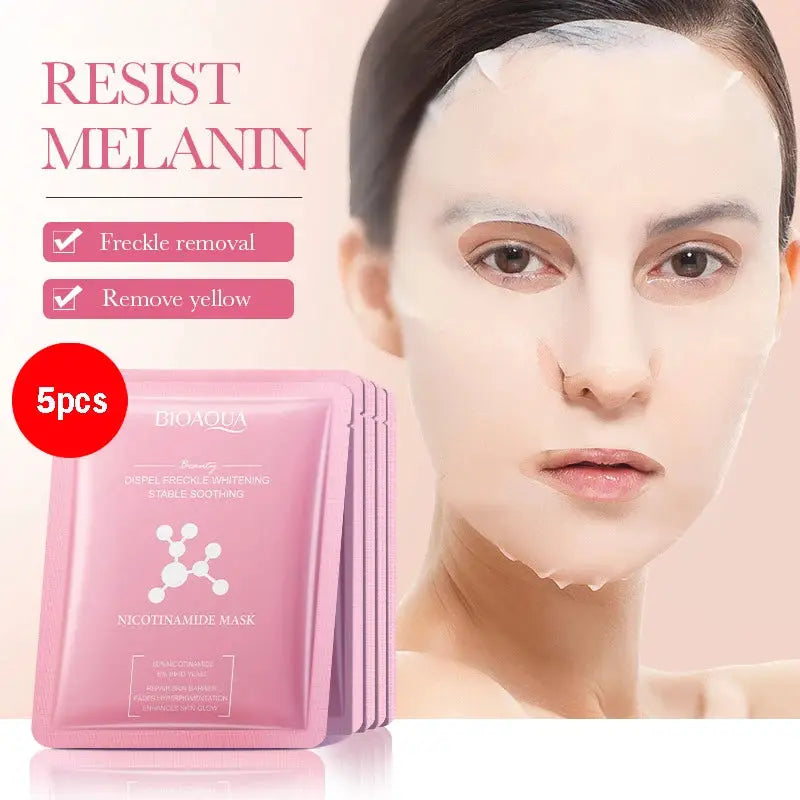 5/10pcs BIOAQUA Snail Hyaluronic Acid Retinol Face Mask skincare Moisturizing Hydrating Firming Facial Masks for Face Skin Care by All Mart Bristol Ltd