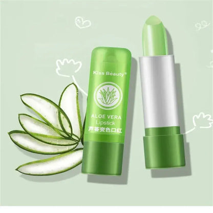 1PC Moisturizing Aloe Color Changing Lipstick Long Term Moisturizing and Moisturizing Lipstick Lip Color Lip Care by All Mart Bristol Ltd