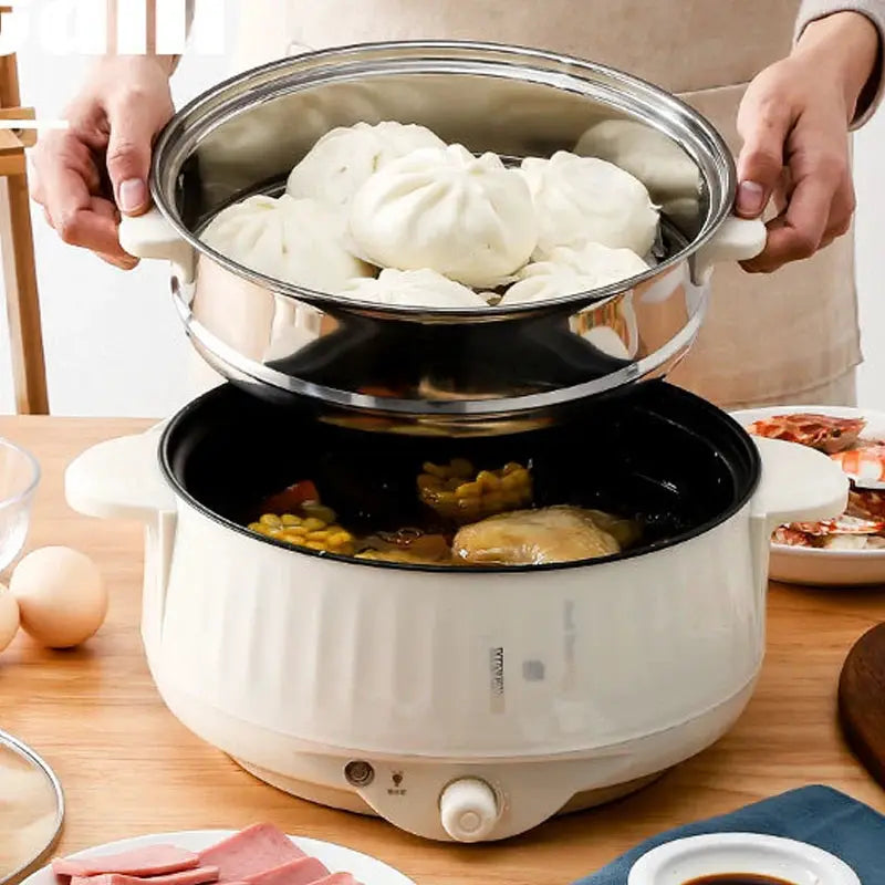 1.7L Electric Multicooker Non-Stick Pot for Small Kitchens by All Mart Bristol Ltd