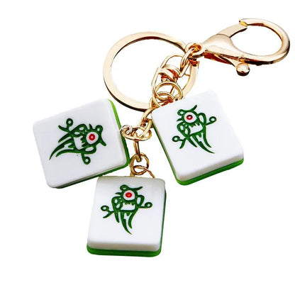 luxury keychains China Mahjong Car Keychain Key ring accessories keychains for women's keys by All Mart Bristol Ltd