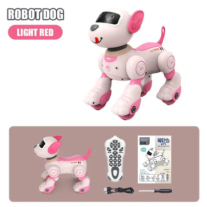 Robot Dog Intelligent Ai Programmable Smart Toys for Children Multi-Functional with Sound Led Eyes Dancing Electronic Pets Dog by All Mart Bristol Ltd