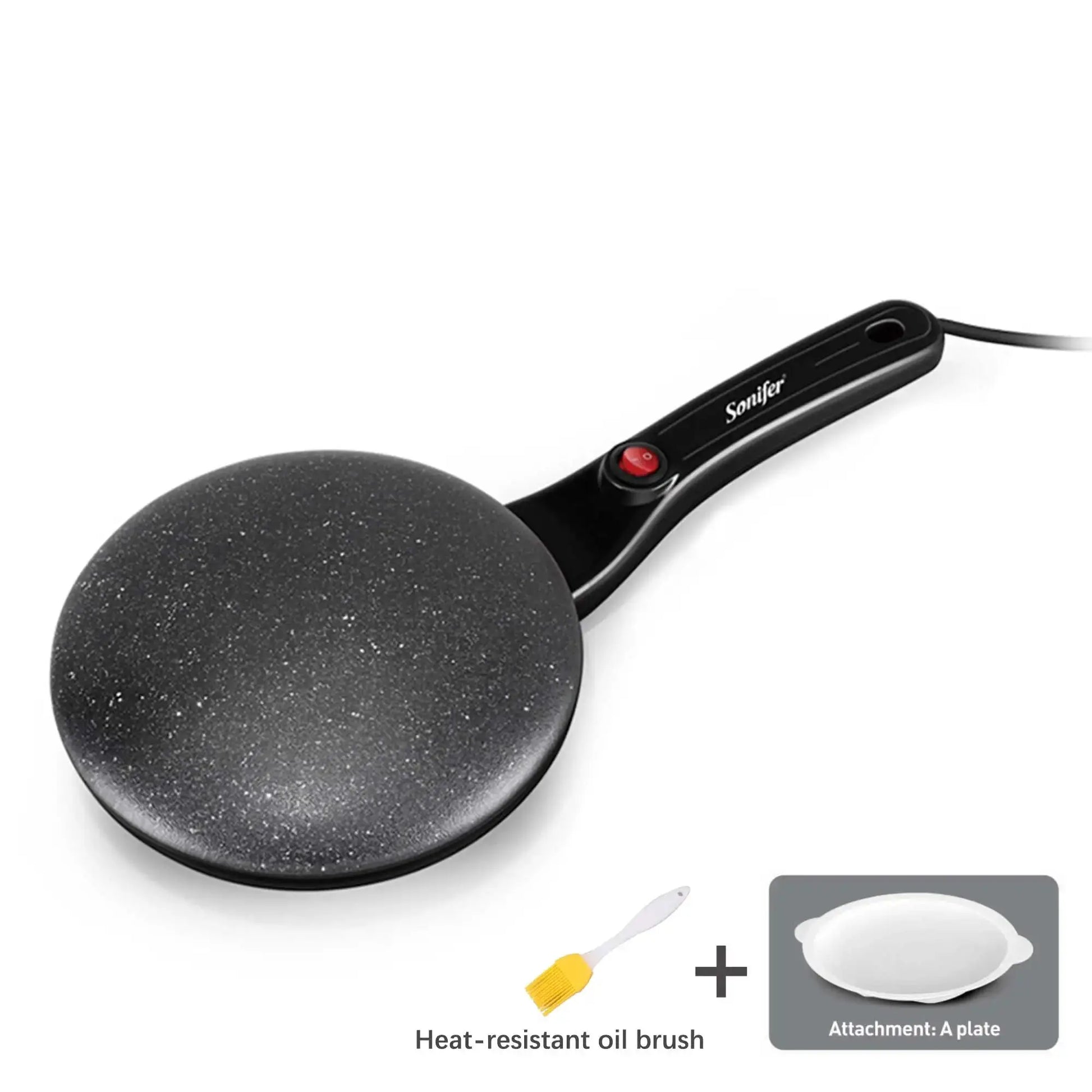 Electric Crepe Maker Pizza Pancake Machine Non-Stick Griddle Baking Pan Cake Machine kitchen Appliance Cooking Tools Sonifer by All Mart Bristol Ltd