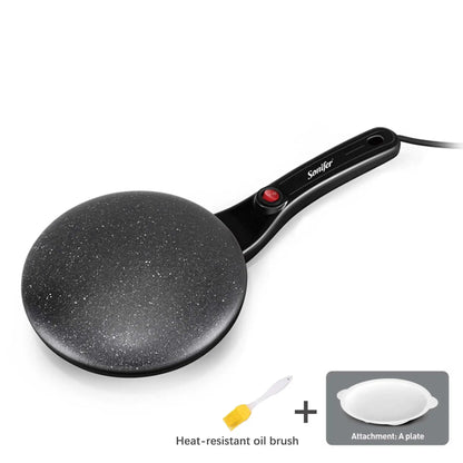 Electric Crepe Maker Pizza Pancake Machine Non-Stick Griddle Baking Pan Cake Machine kitchen Appliance Cooking Tools Sonifer by All Mart Bristol Ltd