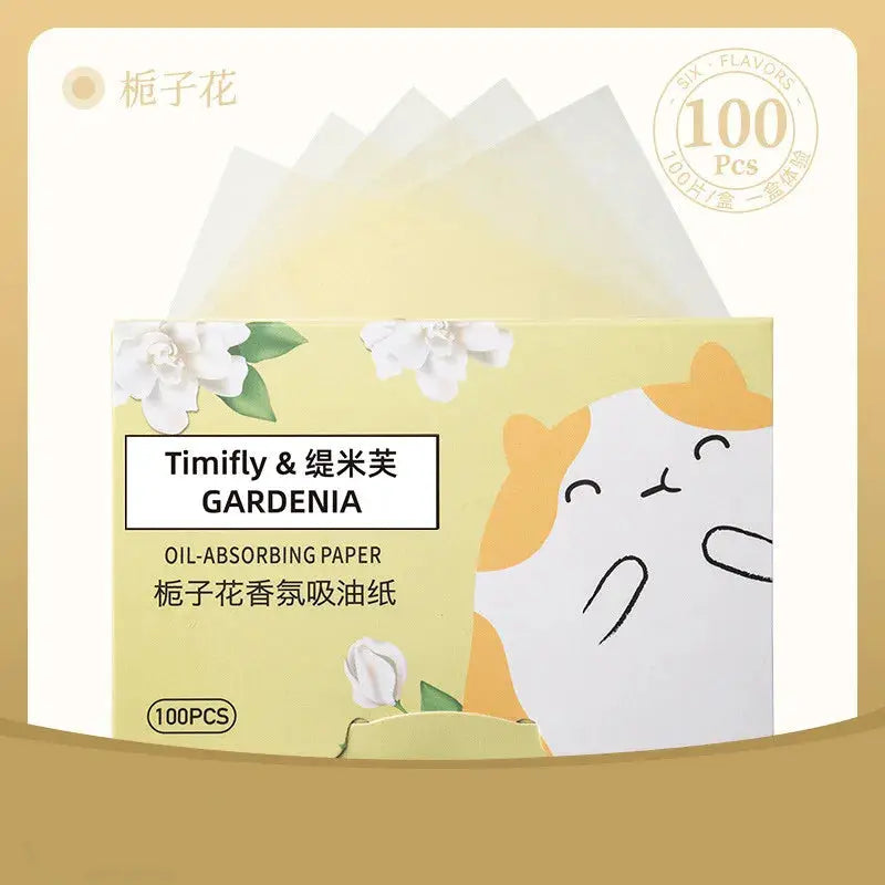 100 Pcs Portable Facial Absorbent Paper Oil Control Wipes Green Tea Sheet Oily Face Blotting Matting Tissue Makeup Facial Clean by All Mart Bristol Ltd