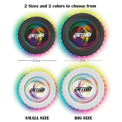 LED Flying Disc, Noctilucence Colorful Outdoor Leisure Toys Various Lighting Changes Lightweight and Fun Sport Game Gifts by All Mart Bristol Ltd