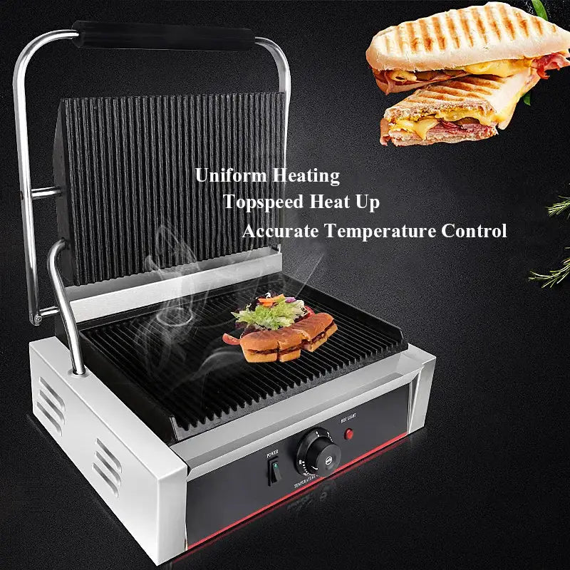 Commercial Electric Multibaker Waffle and Sandwich Grill Machine by All Mart Bristol Ltd