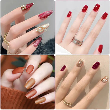 LNWPYH Gel Nail Polish Set Nail Gel Kit 26 Color Semi Permanent UV Led Gel Varnish Soak Off Nail Lacquers Base Coat Top Coat Kit by All Mart Bristol Ltd