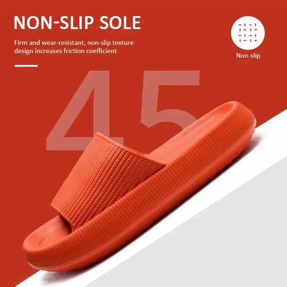 Women Thick Platform Cloud Slippers Indoor Home Eva Soft Sole Pillow Slides Sandals Woman 2025 Summer Non Slip Beach Flip Flops by All Mart Bristol Ltd