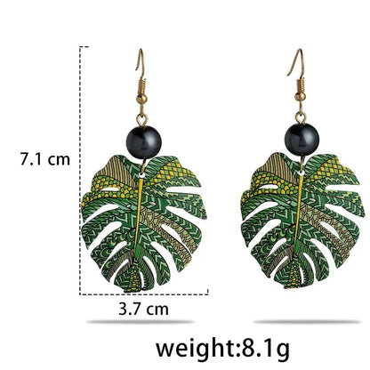 Hawaiian Acrylic Australia Designer Earrings Earring Accessories African Polynesian Jewelry Earring Women's Earrings for Women by All Mart Bristol Ltd