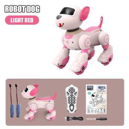Robot Dog Intelligent Ai Programmable Smart Toys for Children Multi-Functional with Sound Led Eyes Dancing Electronic Pets Dog by All Mart Bristol Ltd