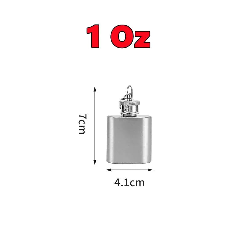 New 10-1oz Stainless Steel Hip Flask Wine Whisky Pot Bottle For Men Portable Drinker Alcohol Container Pocket Wine Bottle Gifts by All Mart Bristol Ltd