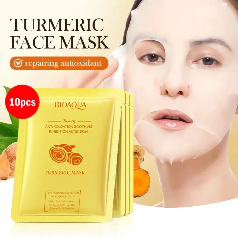 5/10pcs BIOAQUA Snail Hyaluronic Acid Retinol Face Mask skincare Moisturizing Hydrating Firming Facial Masks for Face Skin Care by All Mart Bristol Ltd