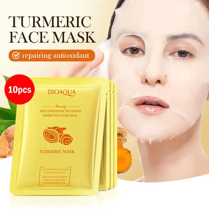 5/10pcs BIOAQUA Snail Hyaluronic Acid Retinol Face Mask skincare Moisturizing Hydrating Firming Facial Masks for Face Skin Care by All Mart Bristol Ltd