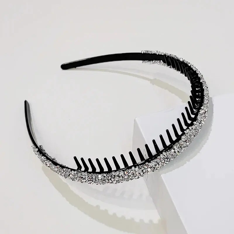 Women Rhinestones Antislip Hairband For Women Sweet Hair Decorate Crystal Headband Hair Band Hoop Fashion Hair Accessories by All Mart Bristol Ltd