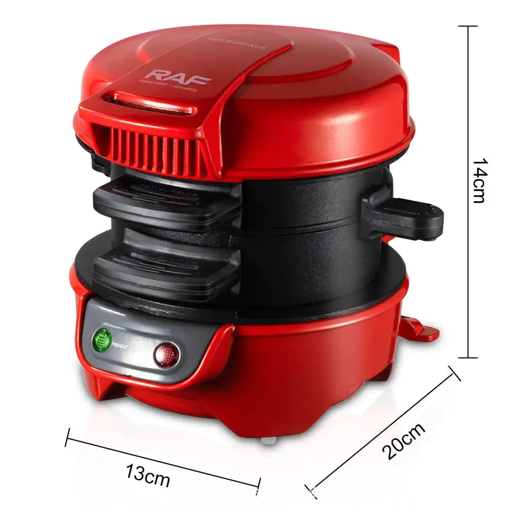 Multifunctional 600W Breakfast Sandwich and Waffle Maker by All Mart Bristol Ltd