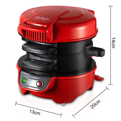 Multifunctional 600W Breakfast Sandwich and Waffle Maker by All Mart Bristol Ltd