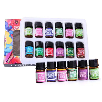 Essential Oil Set 12-bottle 3ML/0.13oz Defuse Essential Oils Water-soluble Natural Essential Oils For Diffuser Humidifier by All Mart Bristol Ltd