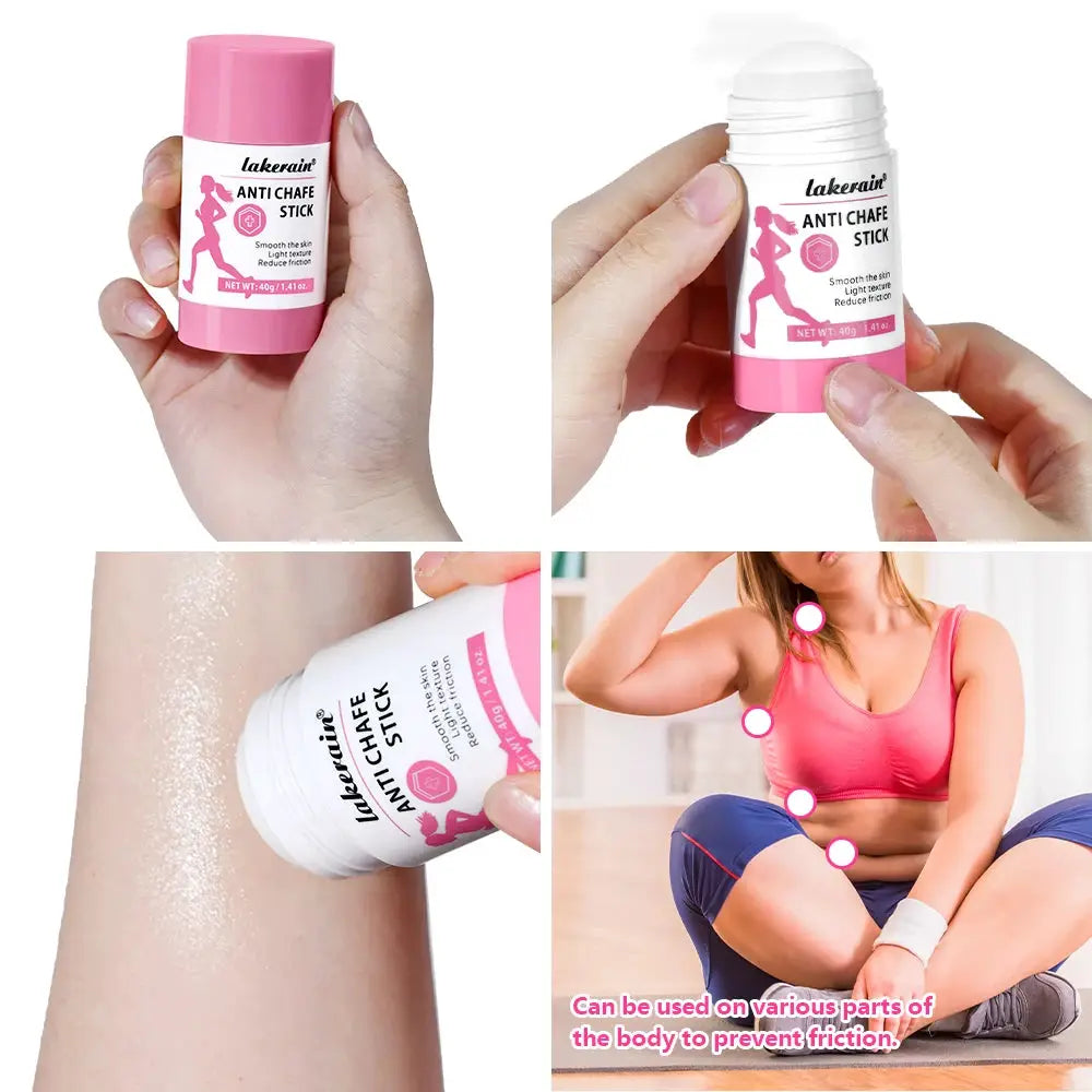 Anti-Chafing Stick Friction Reducing Protection Moisturizing Dry Skin Running Chafe Stick For Heel Lower Arm Thigh Skin Care by All Mart Bristol Ltd