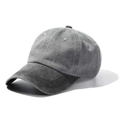 Fashion WASHED DENIM Baseball Cap Men Women Distressed Faded Caps Sunscreen Hats Adjustable Baseball Hats Outdoor Sports Hats by All Mart Bristol Ltd