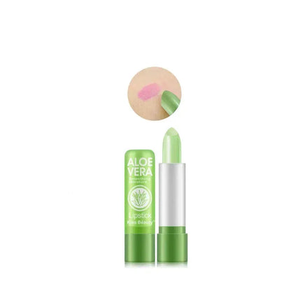 1PC Moisturizing Aloe Color Changing Lipstick Long Term Moisturizing and Moisturizing Lipstick Lip Color Lip Care by All Mart Bristol Ltd