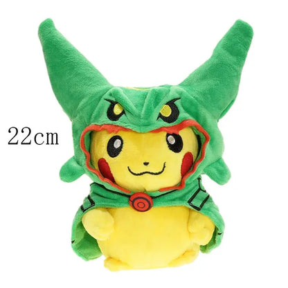 Cos Eevee Pikachu Cosplay Plush Toy Charizard Peluche Snorlax Garchomp Tyranitar Hydreigon Stuffed Animal Doll Plushies Toy Gift by All Mart Bristol Ltd