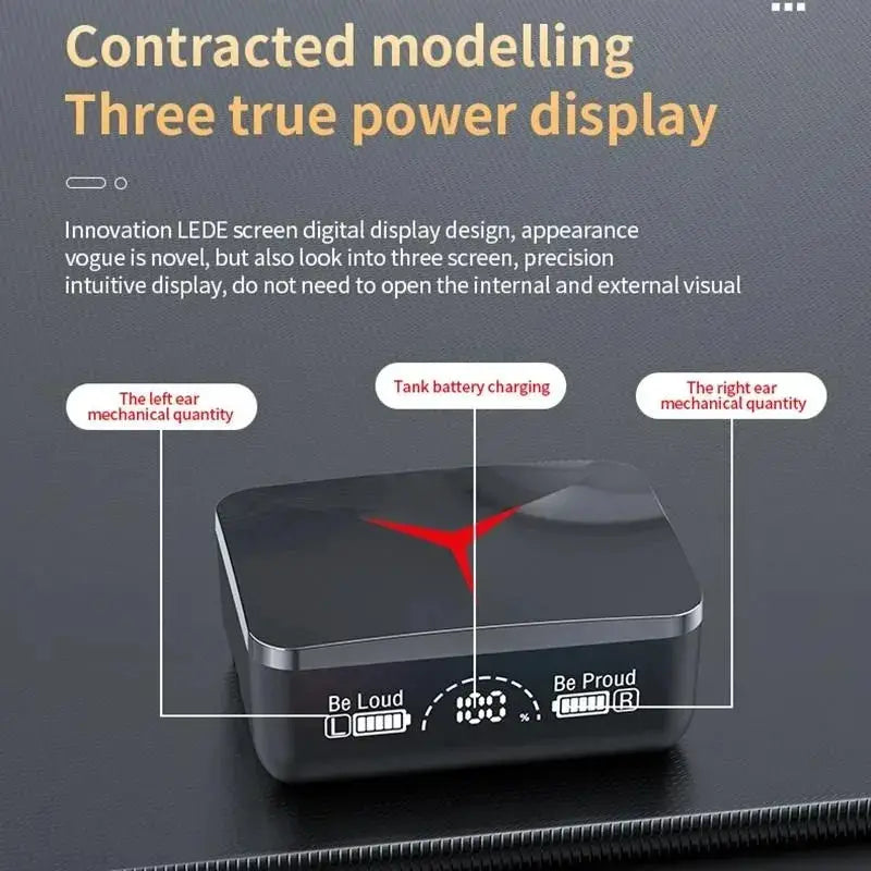 M90 Wireless Headphones TWS Bluetooth Touch Control Earphones Sport Earbuds Hifi Stereo Gaming Headset With Mic For smartphone by All Mart Bristol Ltd