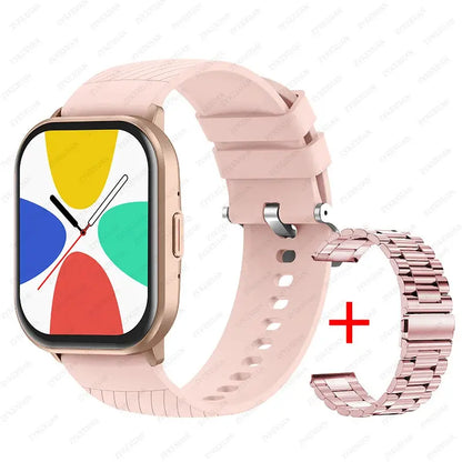 2026 New Lady fashion Smart Watch Men Women Heart Rate Blood Pressure Fitness Tracker Bluetooth Call Smartwatch Man For Android by All Mart Bristol Ltd