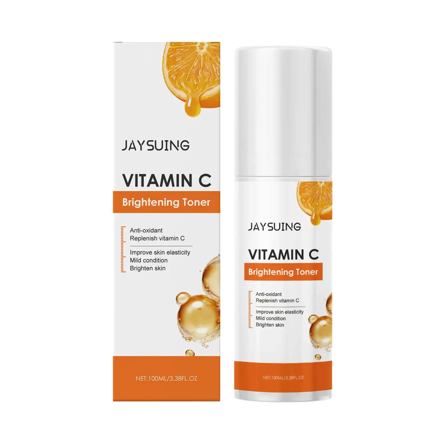 Vitamin C Skincare Set Face Whiten Cream Dark Spots Serum Cleaning Facial Cleanser Moisturizer Toner Firming Eye Cream Skin Care by All Mart Bristol Ltd