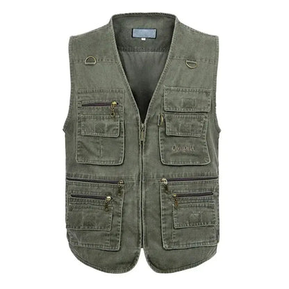 8XL 9XL 10XL New Male Casual Summer Big Size Cotton Sleeveless Vest With Many 16 Pockets Men Multi Pocket Photograph Waistcoat by All Mart Bristol Ltd