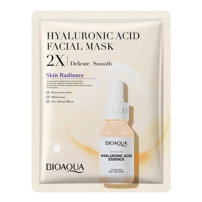 10pcs Centella Collagen Face Mask Moisturizing Refreshing Sheet Masks Hyaluronic Acid Facial Anti-Wrinkle Anti-aging Mask by All Mart Bristol Ltd