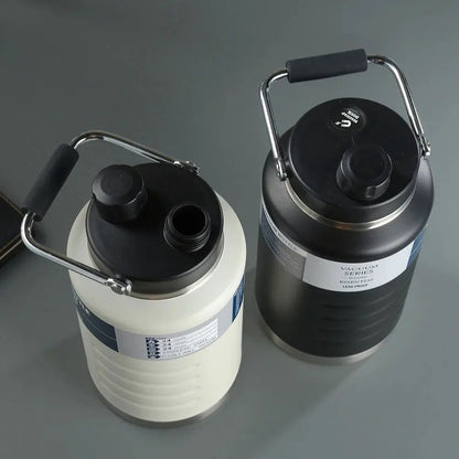 1.5L Large capacity vacuum flask, 304 stainless steel vacuum bottle, Outdoor portable water bucket, Handheld sports water bottle by All Mart Bristol Ltd