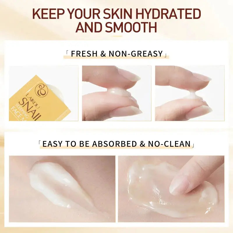 8pcs LAIKOU Moisturizing Facial Mask Hydrating Sleeping Face Sheet Masks Face Mask Beauty Korean Skin Care Products by All Mart Bristol Ltd