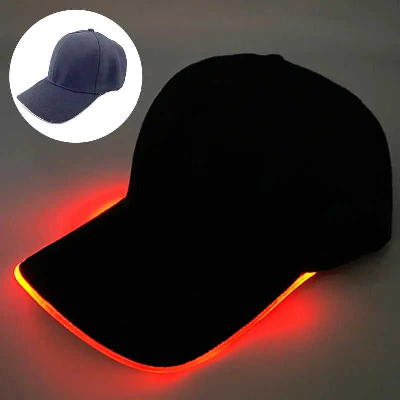 Wholesale Baseball Caps Night Glow Light Cap Boys Girls Fashion Headwear Costumes Accessory Caps Hats by All Mart Bristol Ltd