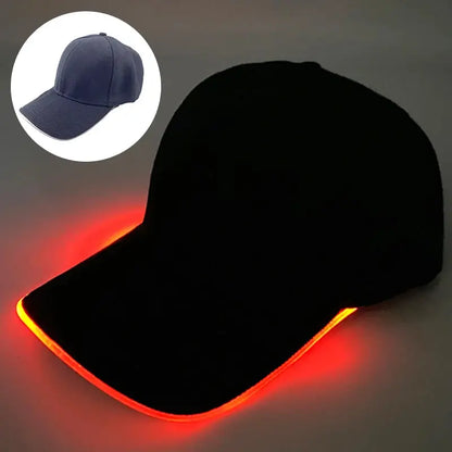 Wholesale Baseball Caps Night Glow Light Cap Boys Girls Fashion Headwear Costumes Accessory Caps Hats by All Mart Bristol Ltd
