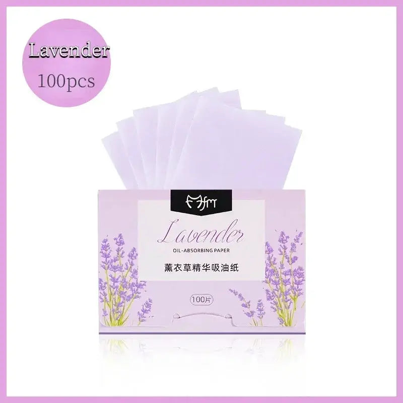 100pcs/set Facial Oil Blotting Paper Matte Face Wipes Oil Control Oil-absorbing Face Cleaning Beauty Makeup Tools Accessories by All Mart Bristol Ltd