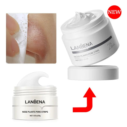 LANBENA New Style Blackhead Remover Nose Mask Pore Strip Black Mask Peeling Black Deep Cleansing Skin Care Beauty Health by All Mart Bristol Ltd
