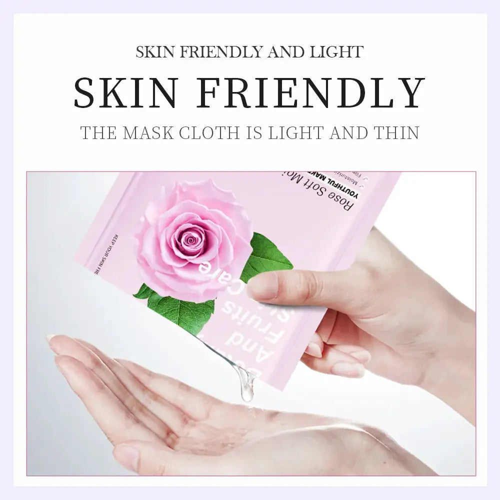 8pcs Natural Plant Face Mask Beauty Skincare Facial Masks Moisturizing Firming Hydrating Facial Mask Face Care Korean Cosmetics by All Mart Bristol Ltd