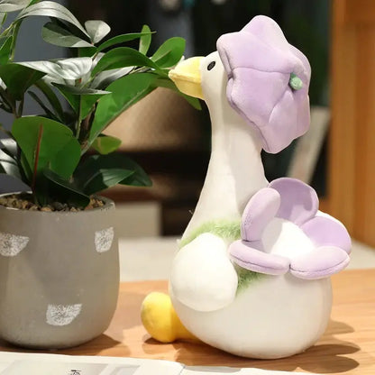 Lovely Duck Doll Flower Duck Plush Toy Stuffed Animal Plush Toy Best Gift Kawaii Plushie Toy Simulation Funny Doll by All Mart Bristol Ltd