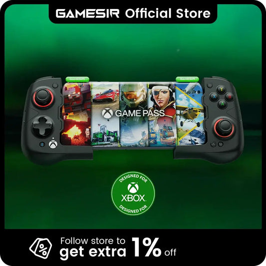 GameSir X4 Aileron Xbox Game Controller Hall Effect Gaming Gamepad for Xbox Game Pass, STADIA, xCloud, GeForce Now Cloud Gaming by All Mart Bristol Ltd