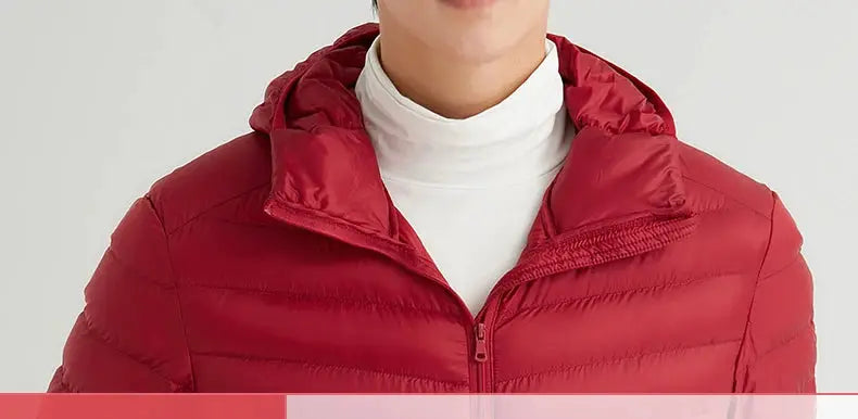 Man 90% Duck Down Hooded Jacket Winter Autumn Coat Men Ultra Light Jackets Warm Outwear Parkas Outdoors Campaign Clothes by All Mart Bristol Ltd