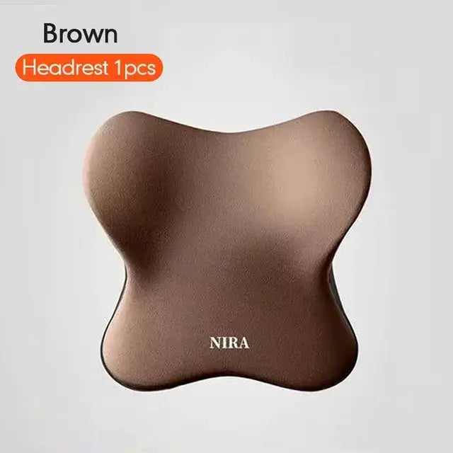 Memory Foam Car Universal Headrest Lumbar Cushion Back Cushion Lumbar Pillow Car Comfort Neck Pillow Car General Accessories by All Mart Bristol Ltd