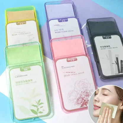 300PcsFace Oil Absorbing Paper Summer Oil Control Wipes Absorbing Sheet Oily Paper Face Cleansing Makeup Tool Face Oil Blotting by All Mart Bristol Ltd