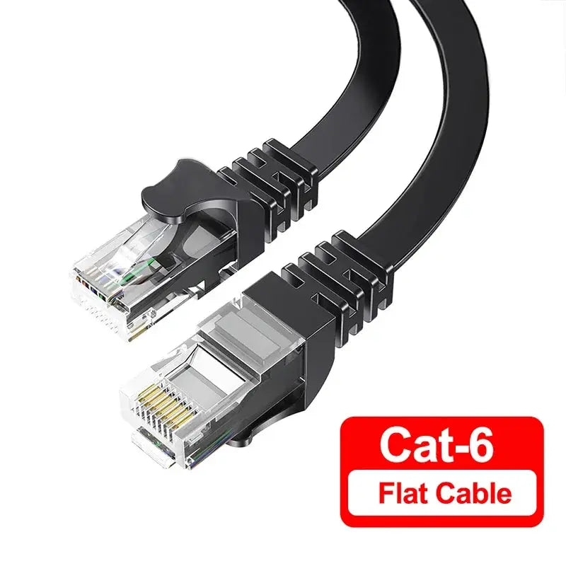 Cat6 Ethernet Cable Gigabit High Speed 1000Mbps Internet Cable RJ45 Shielded Network LAN Cord for Laptop Router PC PS5 4 3 Xbox by All Mart Bristol Ltd