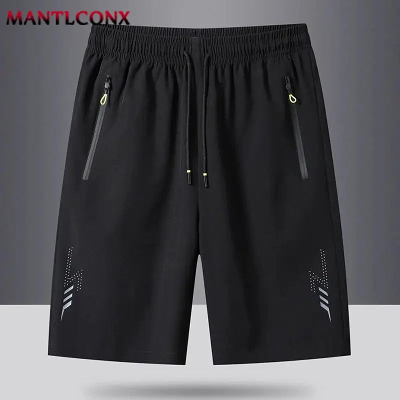 Summer Men's Sport Shorts Cool Sportswear Running Shorts Casual Bottoms Gym Fitness Training Jogging Short Pants Men Black Gray by All Mart Bristol Ltd