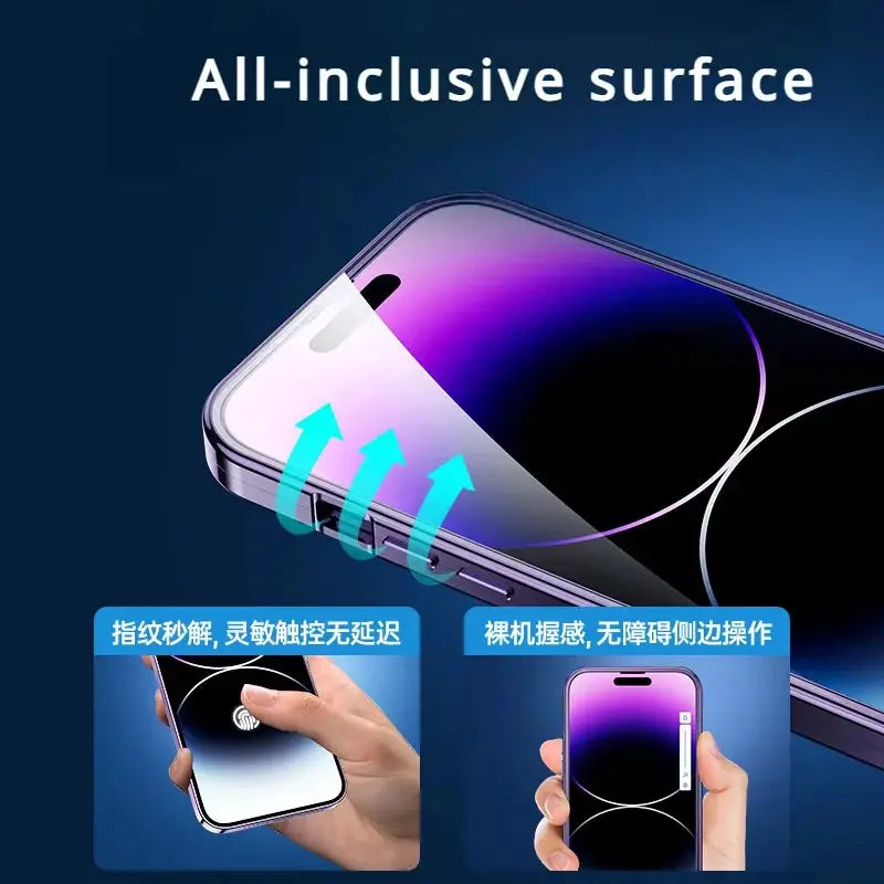 For iPhone 16 15 14 13 12 Pro Max Large Window Lens Protection Aluminum Metal Magnetic Case Shockproof Cover Screen Protector by All Mart Bristol Ltd